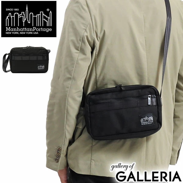 日本正規品 ショルダーバッグ Manhattan Portage BLACK LABEL JACKSON SQUARE BAG MP4039BL
