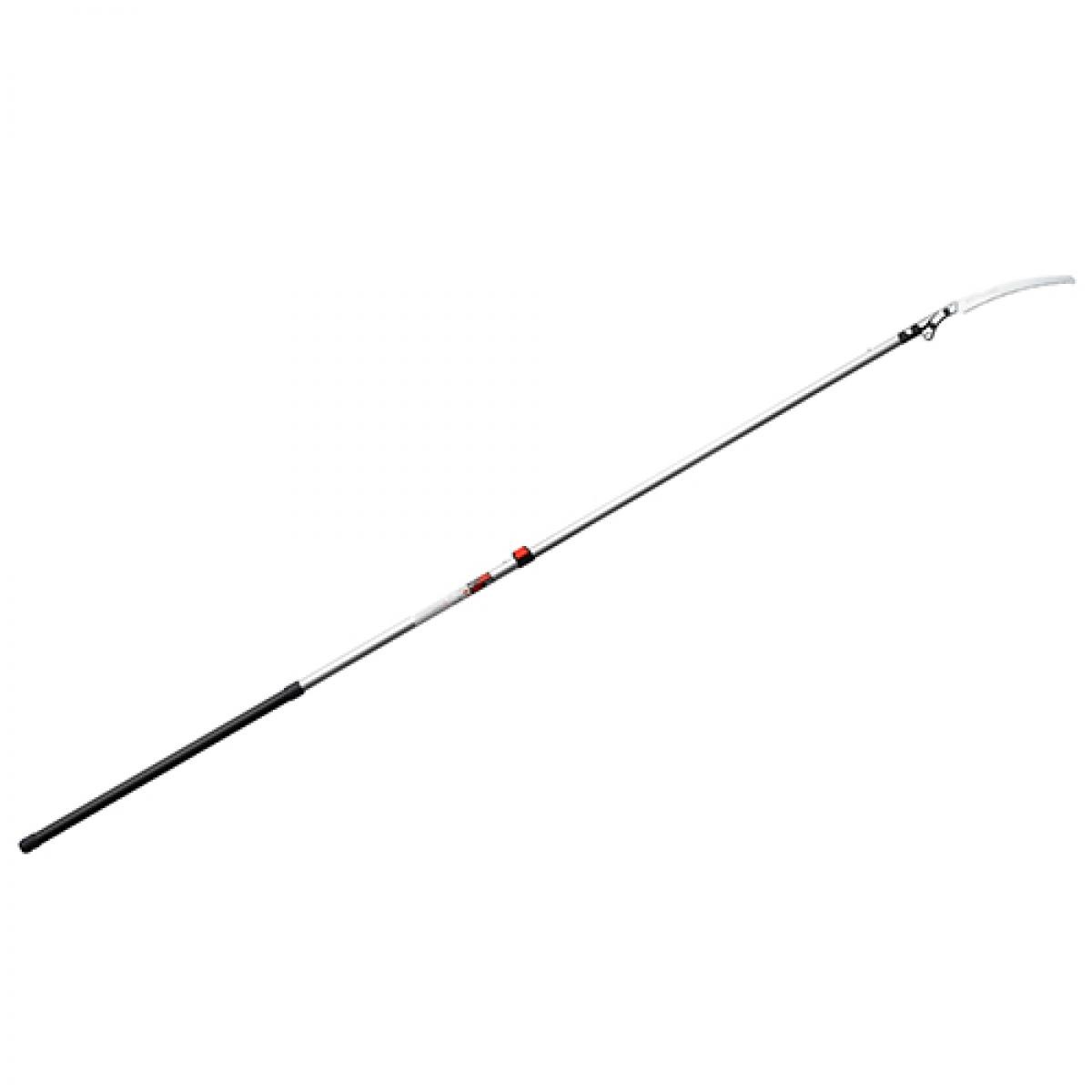 シルキー ズバット 2段 1500 刃長330mm 272-15 鋸 剪定 枝打 高枝 軽量 アサリ無し 衝撃焼入 未来目 2段伸縮(2.0～3.2m) のこぎり ノコギリ