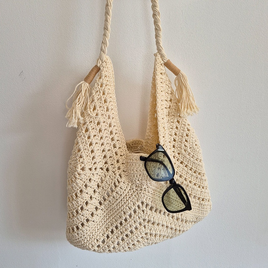 トレニット 夏バッグ タッセル ショルダーバッグ