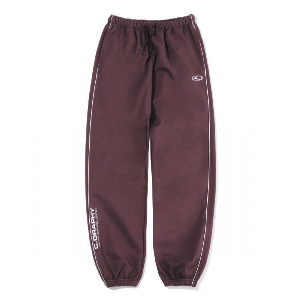 CODEGRAPHY 24時間トラックトレーニングジョガーパンツ_バーガンディ
