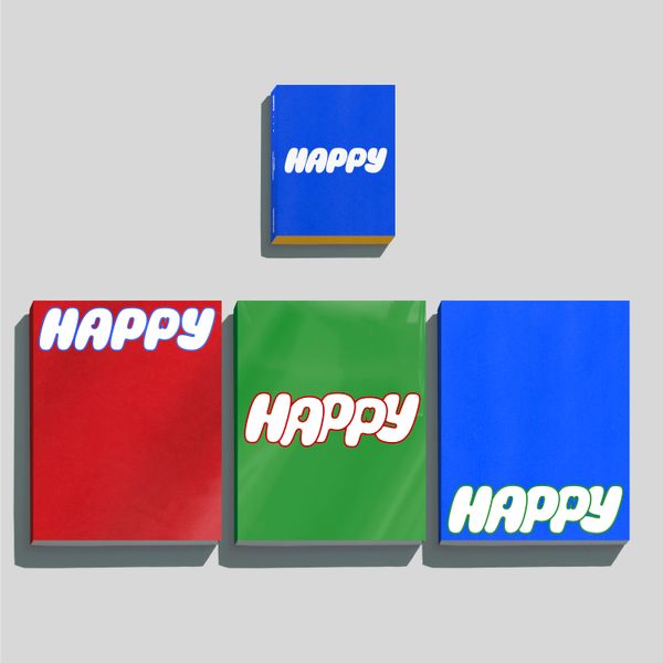 [4種セット] JIN (BTS) アルバム [HAPPY] ジンhappy 正規1集ソロ (一般盤3種+Weverse Albums ver) 韓国チャート反映