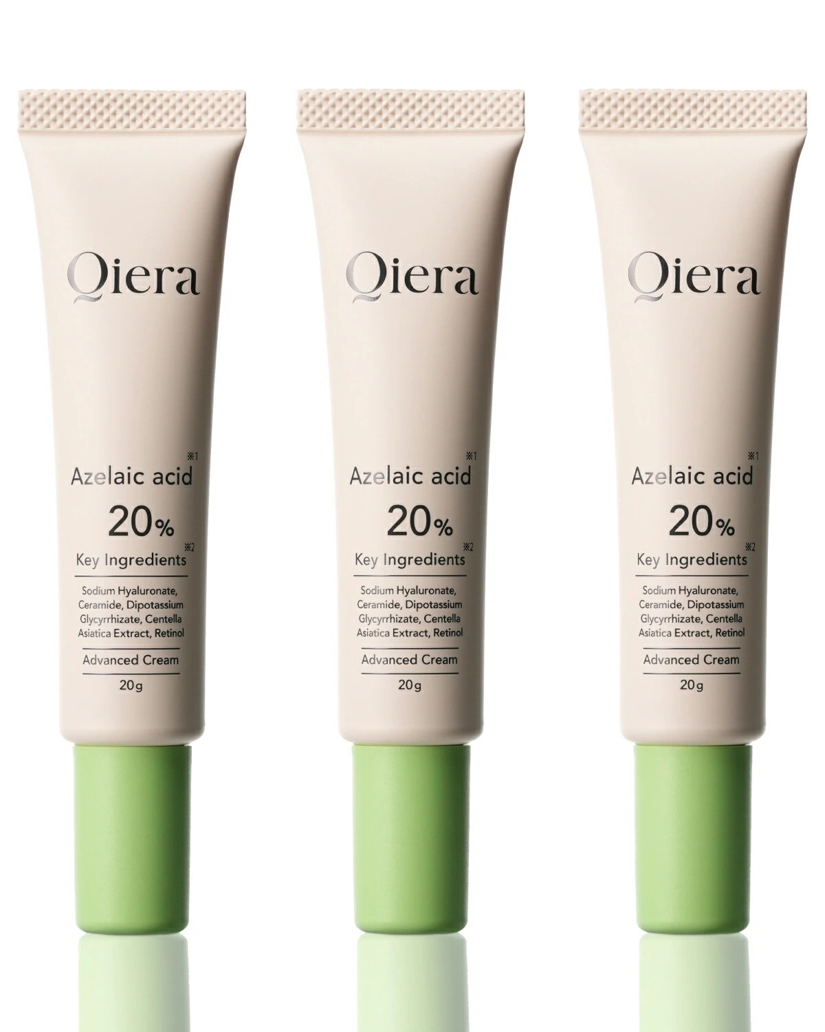 【生アゼライン酸20％高濃度配合】アゼライン酸 クリーム 20g セラミド CICA ヒアルロン酸 毛穴 皮脂 テカリ 保湿 オイリー肌 敏感肌 美容液 日本製 3個セット