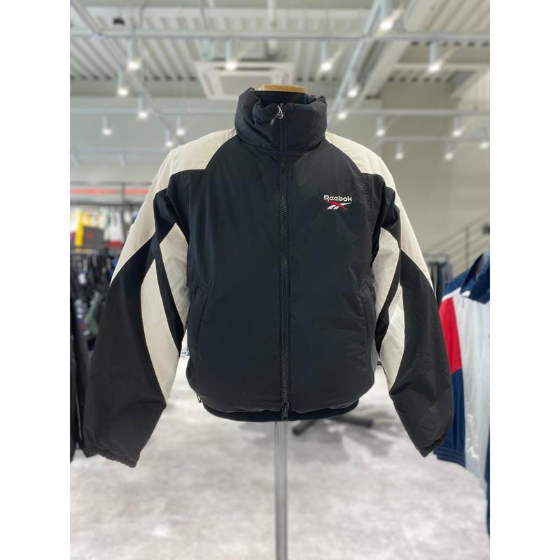 [驪州店] REJU4FD53BK ベクターリバーシブルクロップダウン（女）レディースパディングジャンパー