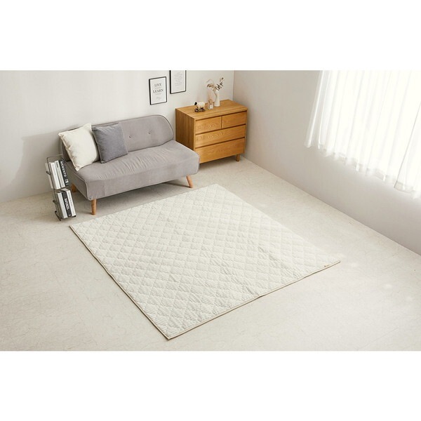 240639531 くすみカラーのストライプフランネルラグ ショコラ 190190 ミルクホワイト メーカー直送