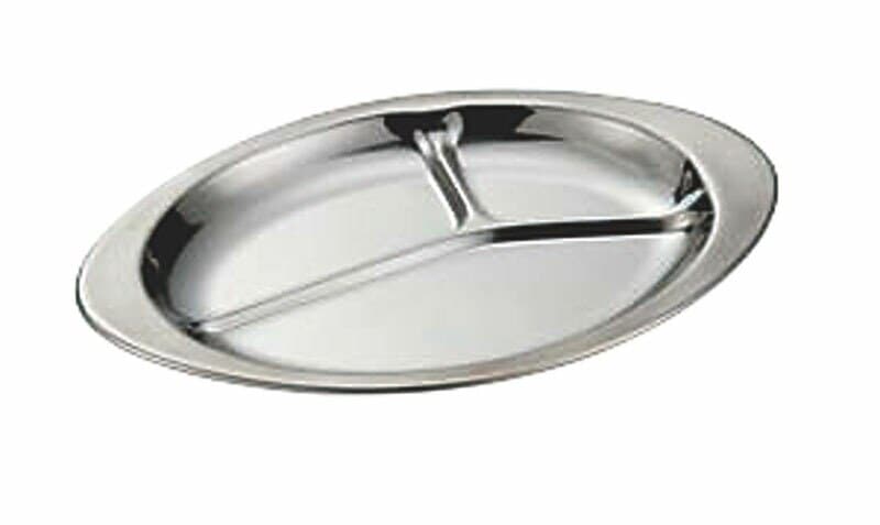 （まとめ買い）18-8抗菌ランチ皿 13 1/2インチ [x3]