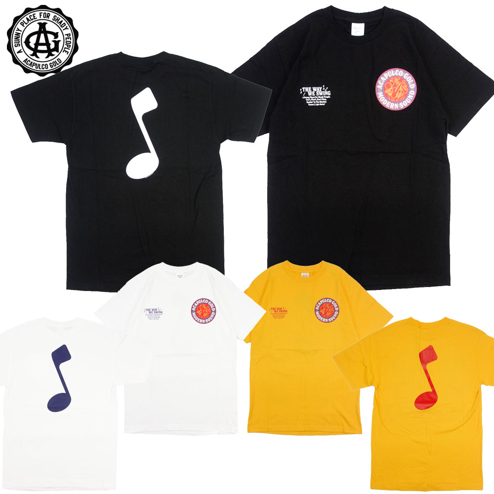 【Acapulco Gold/アカプルコゴールド】Tシャツ 半袖/THE WAY WE SWING TEEストリート スケーター メンズ レディース ファッション