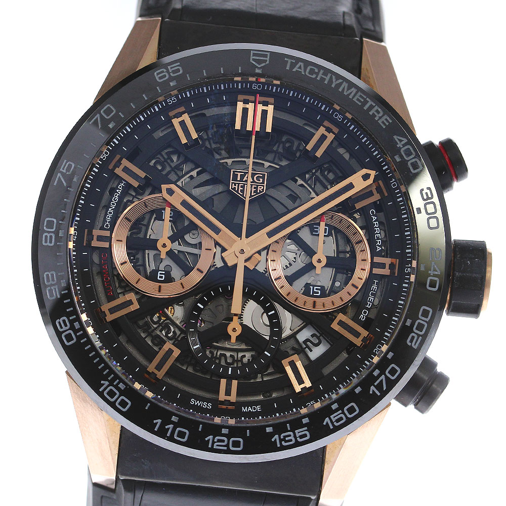 タグホイヤー TAG HEUER CBG2050 カレラ CAL.HEUER02 クロノグラフ 自動巻き メンズ 箱保証書付き_806429【中古】