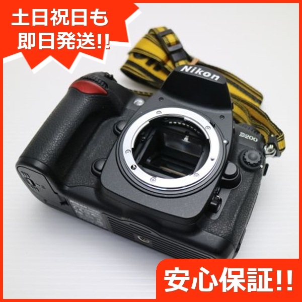 超美品 Nikon D200 ブラック ボディ Nikon デジタル一眼 26デジタル一眼レフカメラ