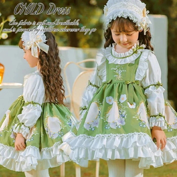 新品限時!優!惠!ロリータワンピース 女子 子供服 プリンセスドレス キッズドレス ベビーロリータドレス 可愛い 赤ちゃん お宮参り 結婚式 ピアノ発表会 誕 七五三 ロリータ
