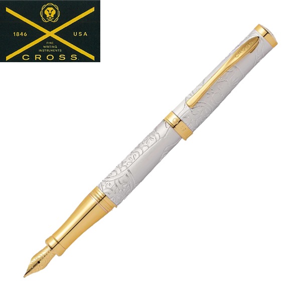 [生産終了品・在庫限り]CROSS クロス 2016 イヤー・オブ・ザ・モンキー 万年筆 18金ペン先 AT0316-21MD ブラッシュトプラチナプレート