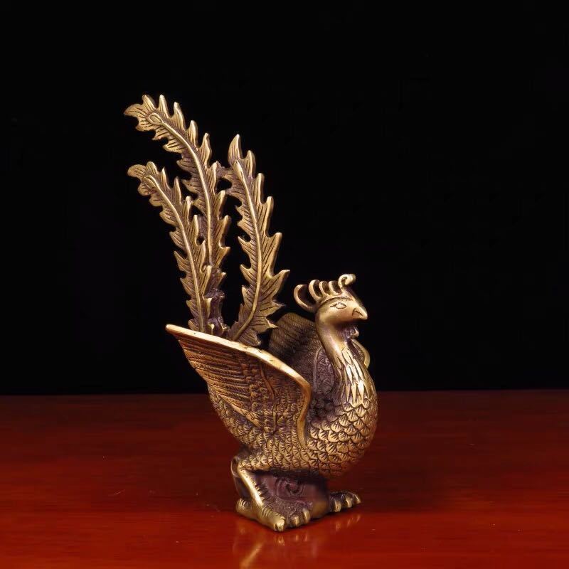 大安売り高級 仏教 鳳凰 火の鳥 火鳳凰 彫刻 装飾品 風水 置物 事務所 開運 幸運 出世