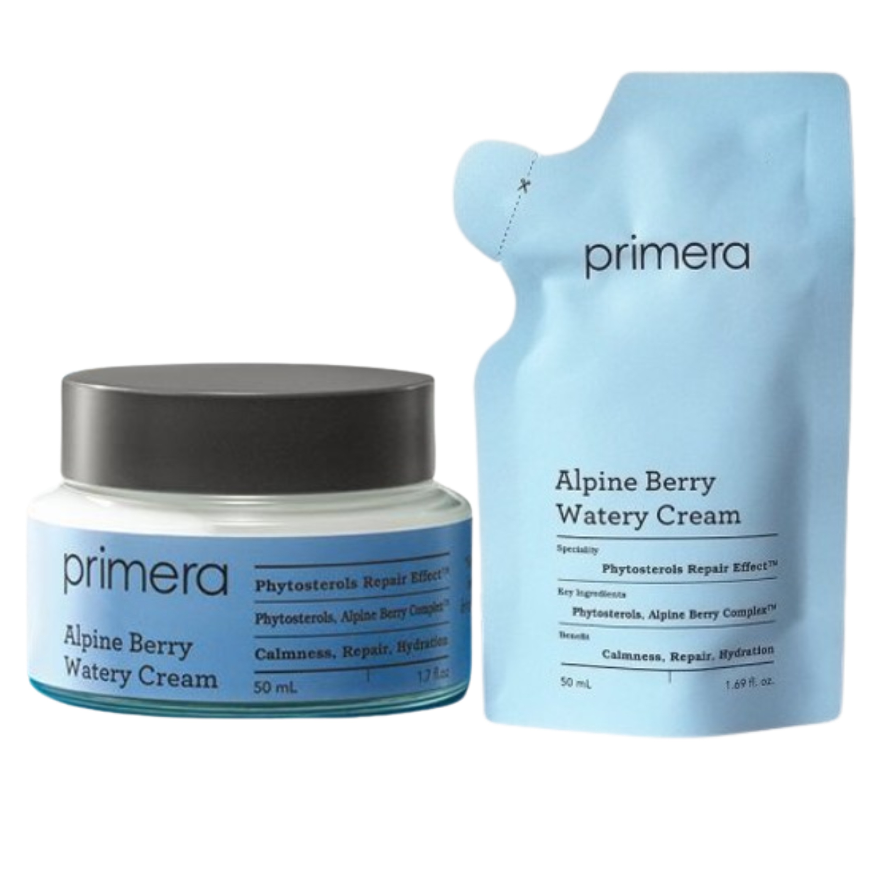[1+1]アルペンベリー ウォータリー クリーム 50ml+リフィル50ml/水分クリーム