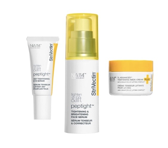 【StriVectin パワースターターズ　フルサイズルーティン】約67ml フェイスライン アイ 首周り引き締め＆リフト ナイアシン&ビタミンB3配合