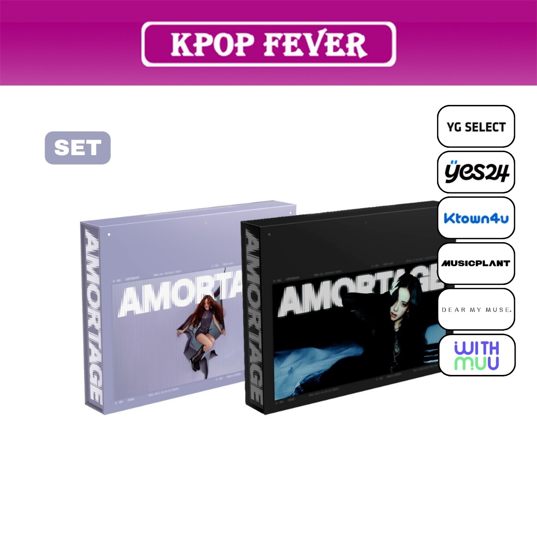 2種セット [online特典] BLACKPINK JISOO - [ AMORTAGE ] MINI ALBUM / EXCLUSIVE EDITION 5,169円