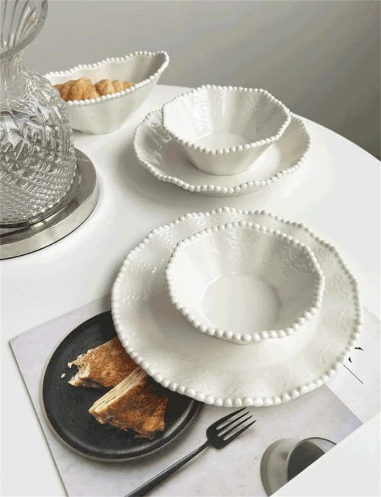 スタイル ヨーグルトボウル セラミックボウル ライスボウル レリーフ デザートボウル オートミール 大人気