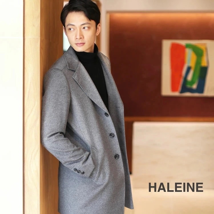[HALEINE]チェスターコートメンズダウンライナー
