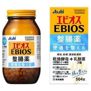 他サイト： アサヒグループ食品　EBIOS（エビオス）整腸薬　504錠 胃腸の商品画像