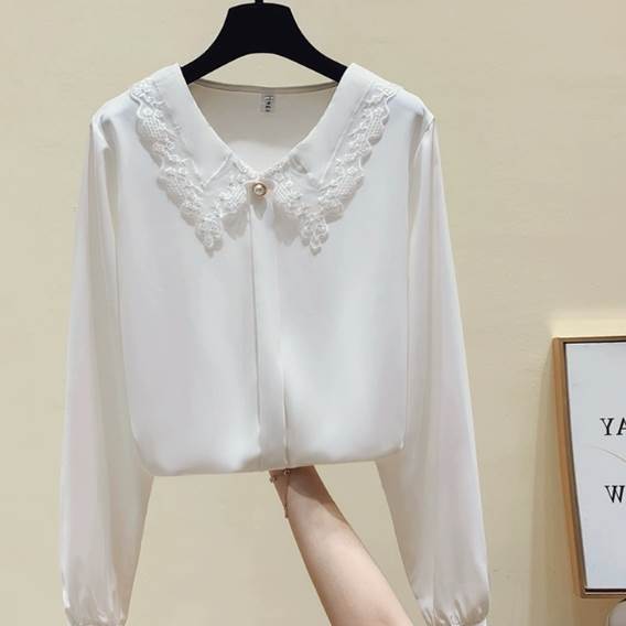 トップス シャツ 袖付き 長袖 角襟 前開き かわいい 大人可愛い きれいめ シンプル カジュアル 大人 上品 おしゃれ かっこいい 大人女子 こなれ感 メンズライク ボーイッシュ クール 個性的 主