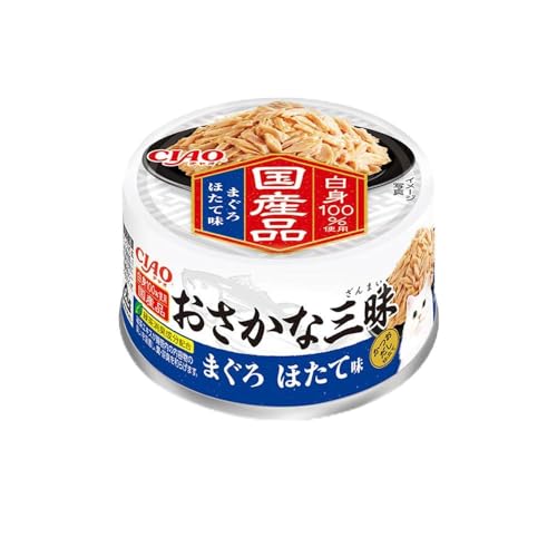 CIAO (チャオ) おさかな三昧 まぐろ ほたて味 60g 24個セット 4,948円