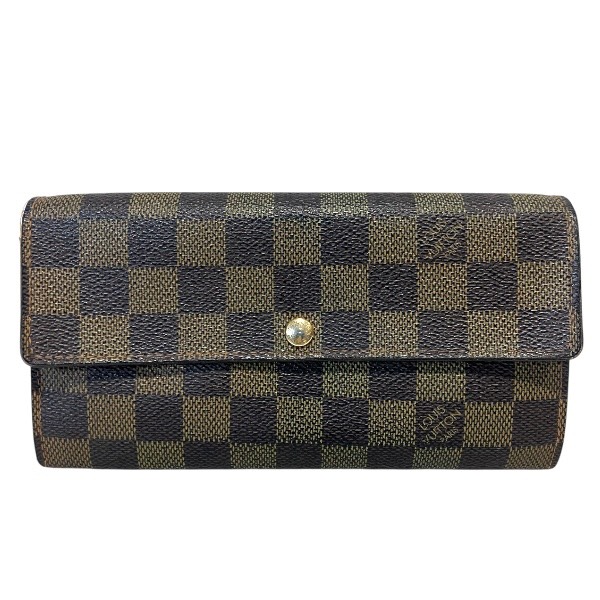 ルイヴィトン ポルトフォイユサラ N61726 2つ折り財布 長財布 レディース 【中古】