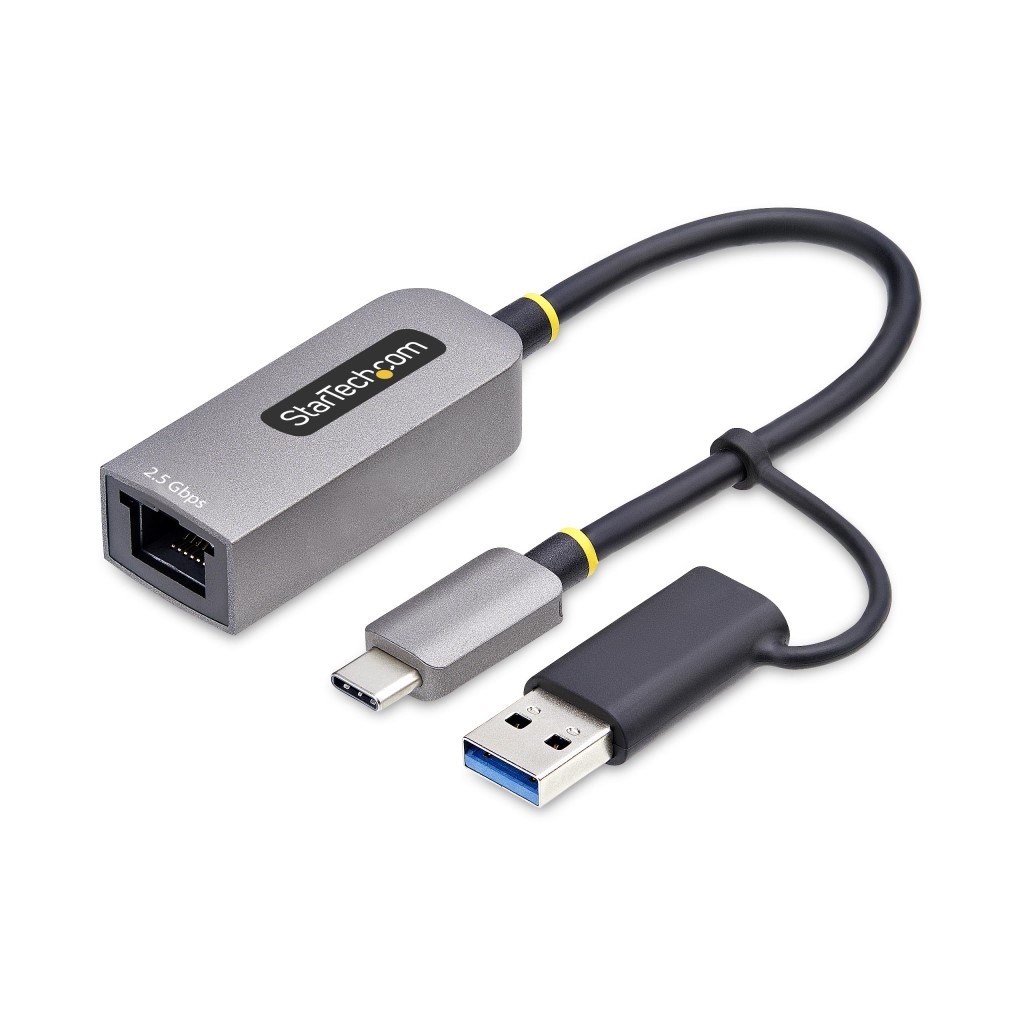StarTech.com [U2GA-USB-C-ETHERNET] USB有線LANアダプター/USB-C&A接続/USB 3.2 Gen1/1/2.5Gbps/Thunderbolt互換/各種OS