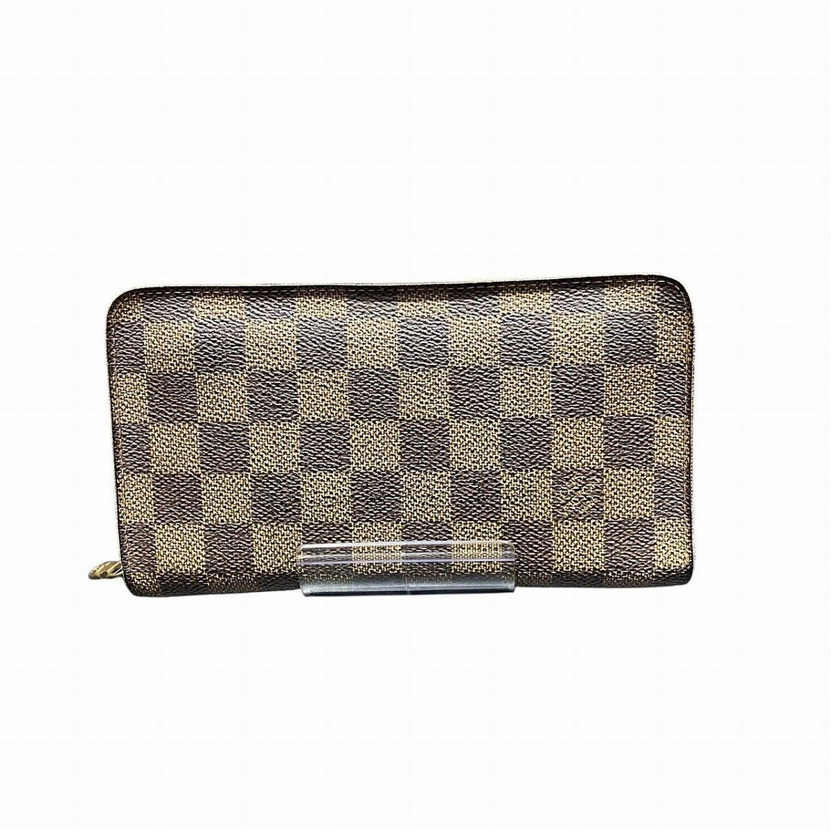 ルイ・ヴィトン ダミエ エベヌ ポルト・モネ ダミエエベヌ 長財布 トアル地 N61728 ユニセックス 中古