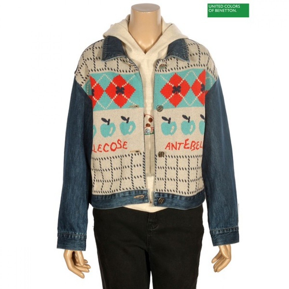 (ベネトン) ベネトンニットカラーデニムジャケット BAJPA1441_IN 22,997円