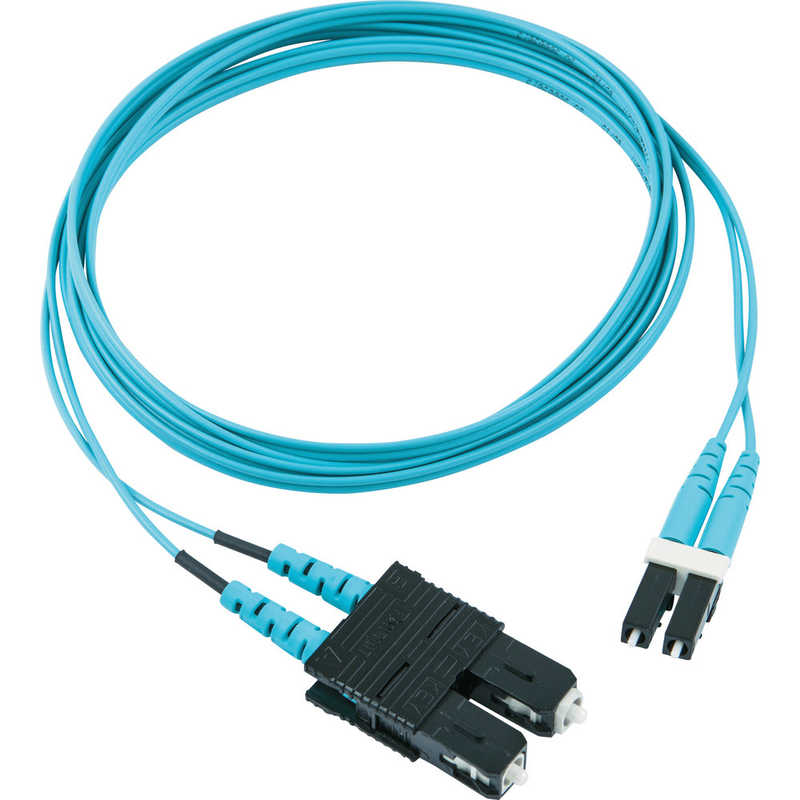 パンドウイット　光ファイバーOM3パッチコード 片端SC片端LC 2m　FX2ERLNSNSNM002