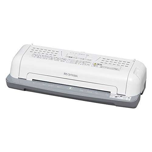 アイリスオーヤマ ラミネーター A4対応 150μm対応 ウォームアップ時間6分 温度調節機能付き LTA42W ホワイ