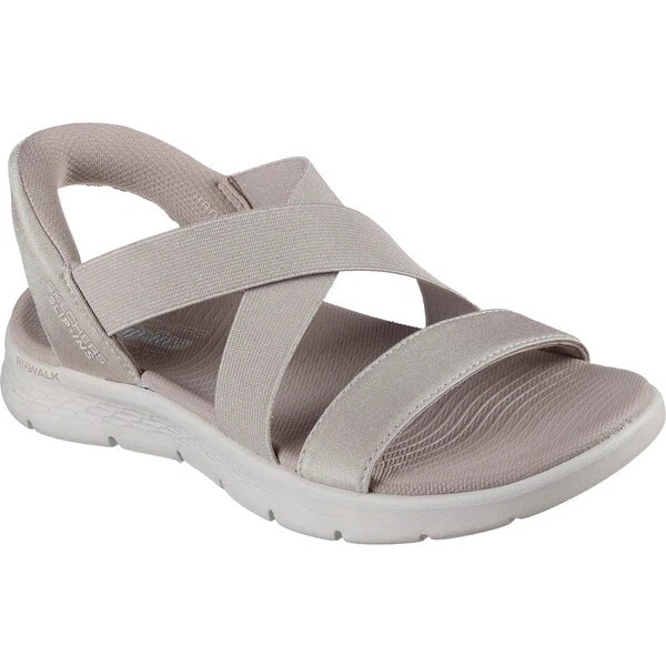 スケッチャーズ 141489 TPE GO WALK FLEX SANDAL - GLIMMER トープ 23.0cm サンダル レディース