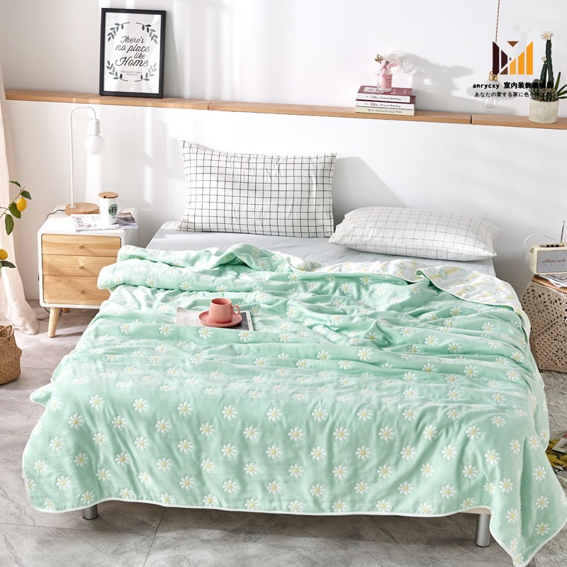 ガーゼケット 6重 ブランケット タオルケット コットン100％ 綿 軽量 お昼寝ケット 吸水 通気性 洗える 大人用 キッズ 子ども 入園祝い 保育園 保育所 春 秋 夏 冬