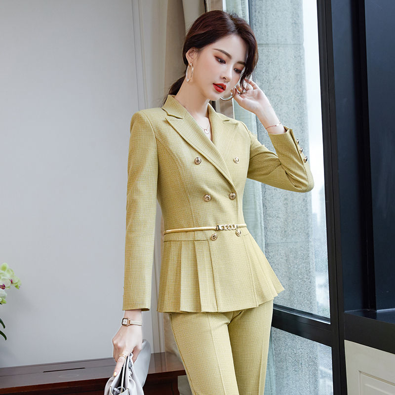 韓版スーツ パンINS風ツスーツ ビジネス スーツ 2点 セット