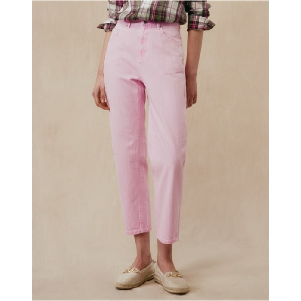 [25SS] [ハジーハリー] バレルフィットテーパードカラーダイデニム HSPA5BL71P1