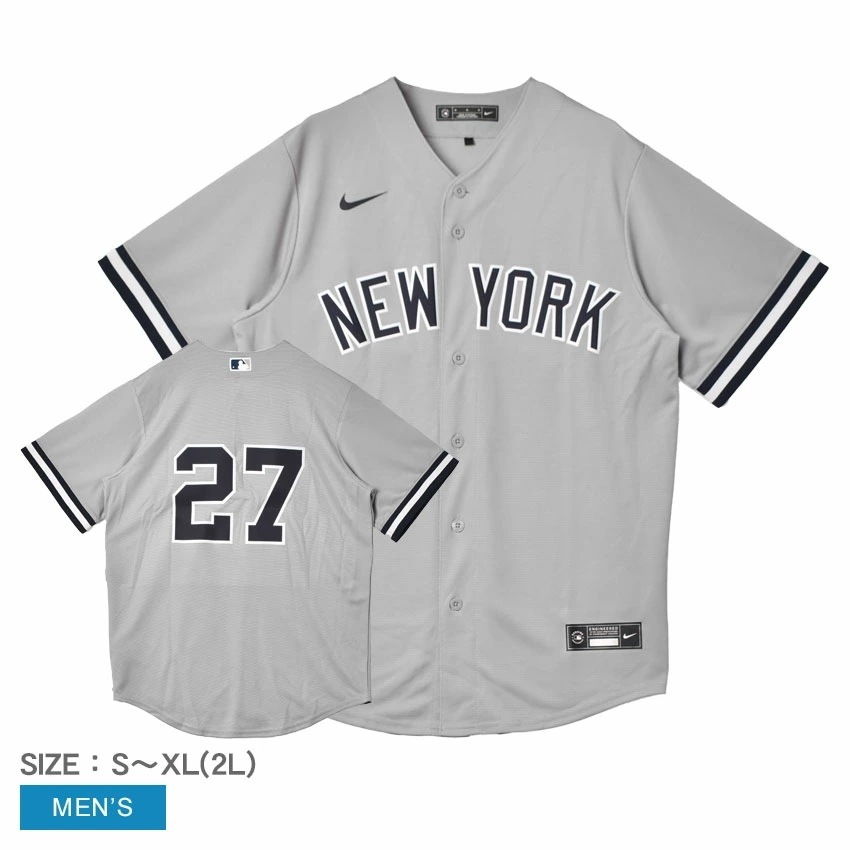 OFFICIAL REPLICA JERSEY T770-NKGR メンズ ジャンカルロスタントン Giancarlo Stanton ニューヨークヤンキース MLB メジャーリーグ