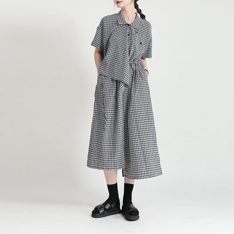 シャツワンピース ワンピース ロングワンピース 日系 韓国 ウエスト引き締め ワンピース夏 おしゃれ レディース 韓国ファッション