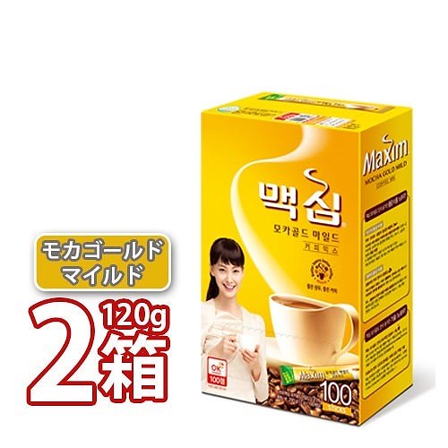モカゴールドコーヒーミックス 12g 100本入り 2box インスタントコーヒー 韓国珈琲 韓国