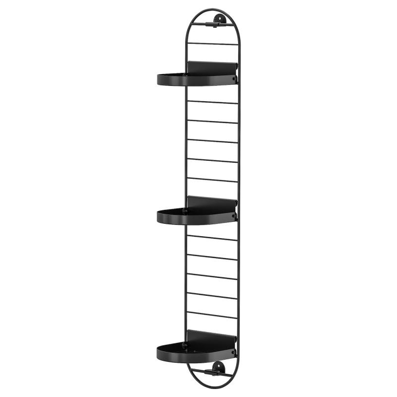 SKUGGRONA スクッグローナ 壁取り付け式プラントスタンド - ブラック 78 cm 6,851円