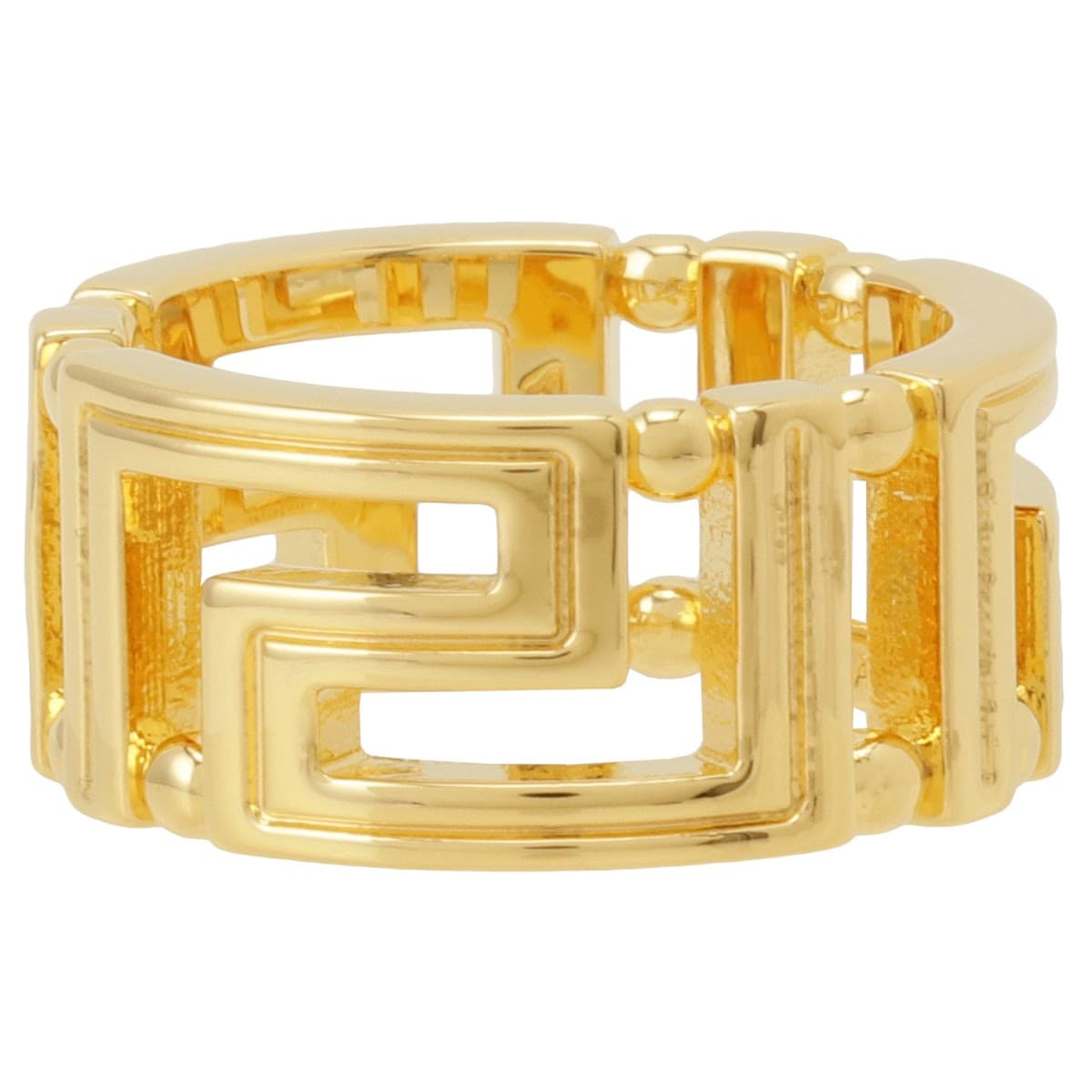 ヴェルサーチェ リング 指輪 VERSACE レディース メンズ ユニセックス DG57594-DJMT-D00H 9号 グレカモチーフ 日本サイズ8号 ゴールド アクセサリー