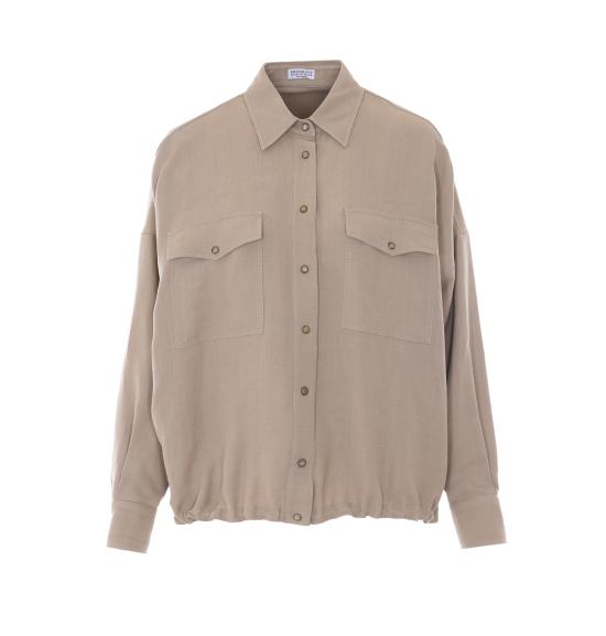 BRUNELLO CUCINELLI Women Shirts MH126NE416 C9195 Beige