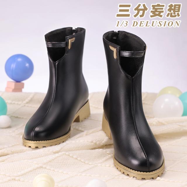 新タイプ追加 激安販売 【三分妄想】崩壊：スターレイル 景元-ケイゲン おちびねこシリーズ ブーツ コスプレ靴・シューズ