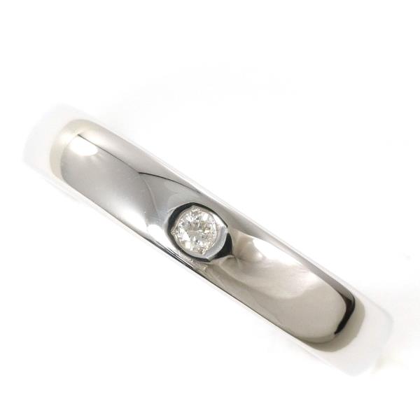 PT900 プラチナ リング 指輪 10号 ダイヤ 0.03 総重量約5.7g ジュエリー 中古