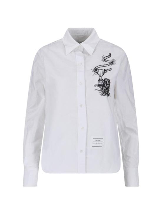 THOM BROWNE Women Tops FLL215E E1528100 White
