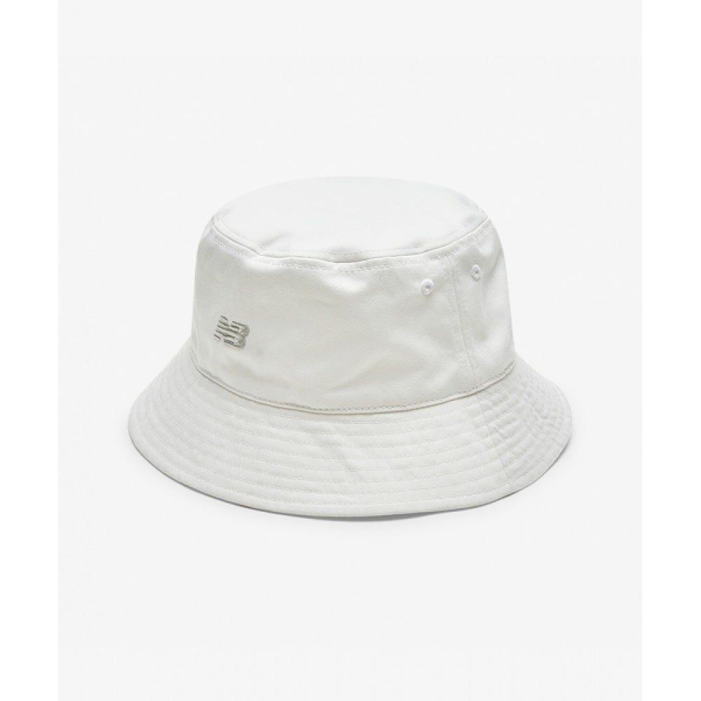 ニューバランス NBGDFS1112/リバーシブルコットンバケットハット (ホワイト)