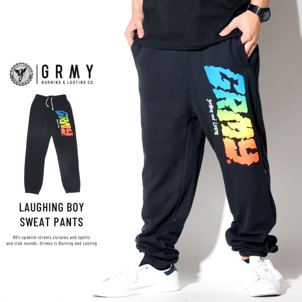 グライミー スウェットパンツ メンズ 裏起毛 GRIMEY LAUGHING BOY SWEAT PANTS GRTS161 9,900円