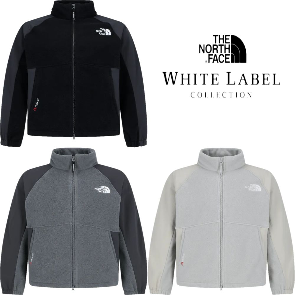 【韓国限定モデル】 WHITE LABEL/BANFF EX FLEECE フリース ジップアップ/ユニセックス/NJ4FR55