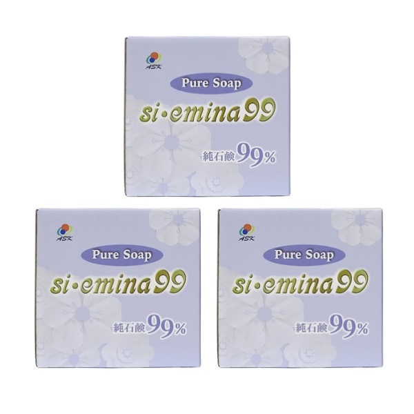 エコット Pure Soap siemina 99 えみな 99 1kg 3個