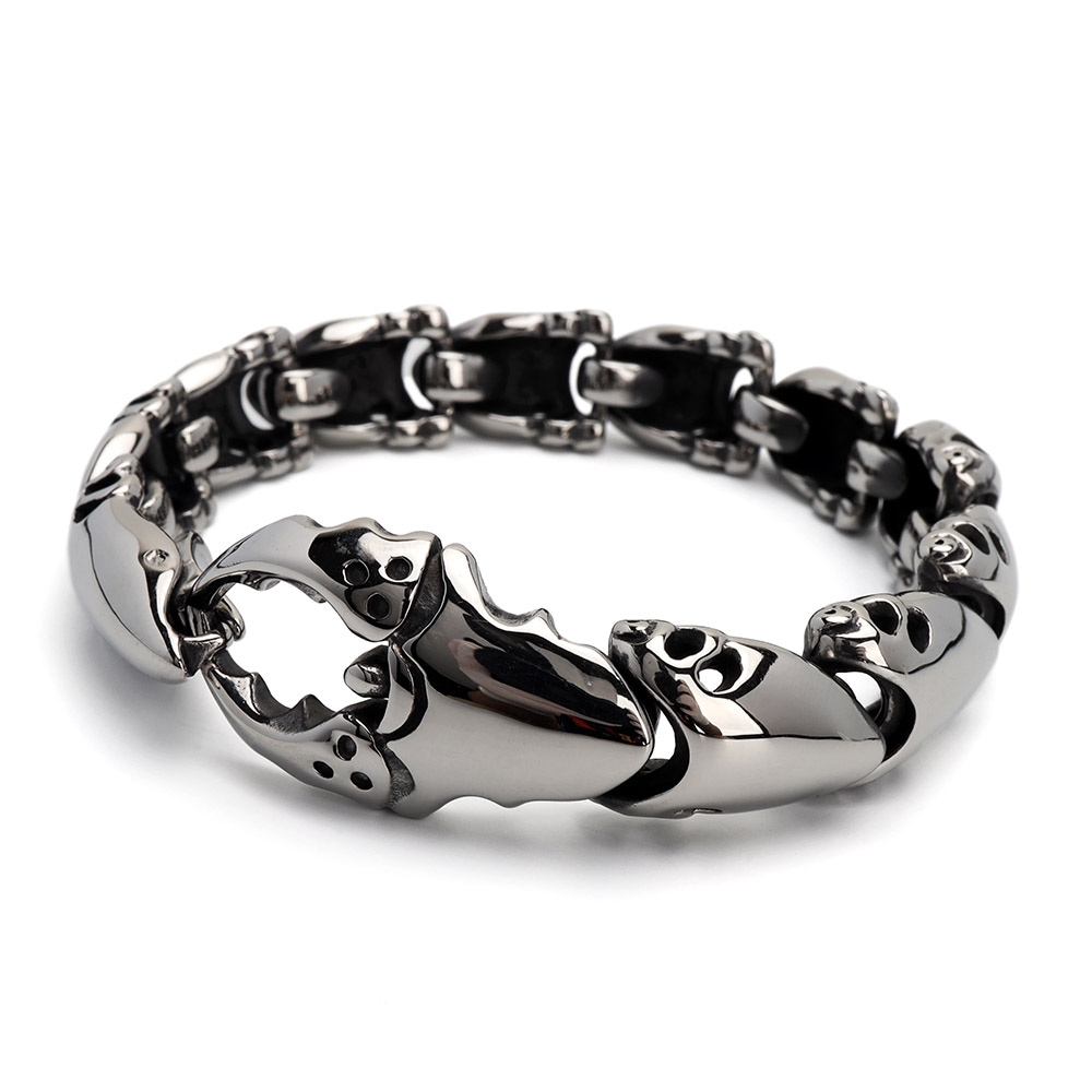 ステンレス サソリモチーフブレスレット [b670]