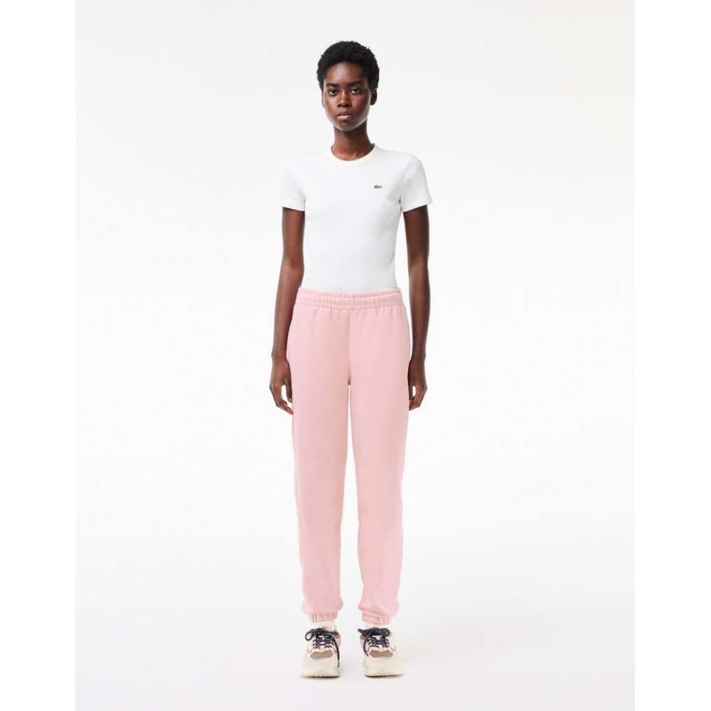 ラコステレディースラウンドロゴスウェットパンツ XF6495-54G KF9