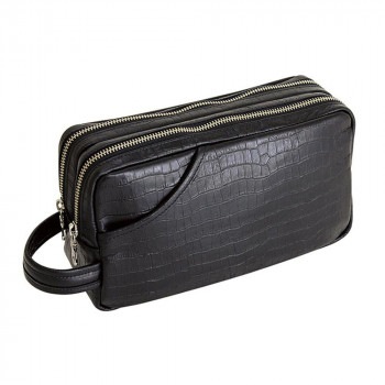 LUGGEX ナイル ポーチ ダブル 15-0007 ブラック