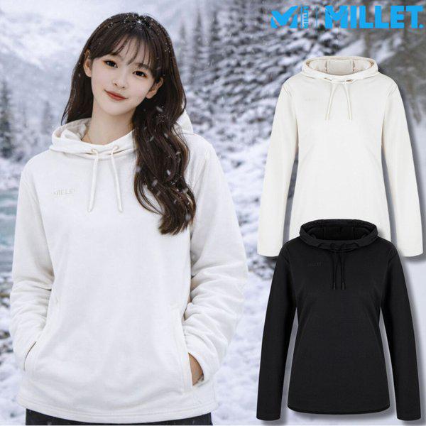 フード付きTシャツ 女性用機能性起毛アウトドア 登山 カジュアル 長袖Tシャツ